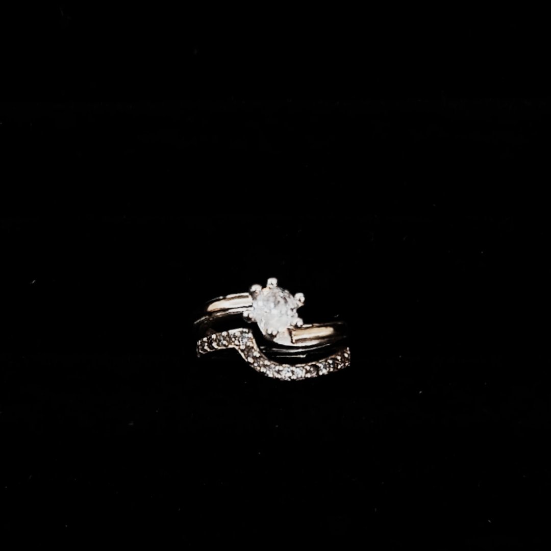 ANILLO DUO COMPROMISO CIRCONIAS