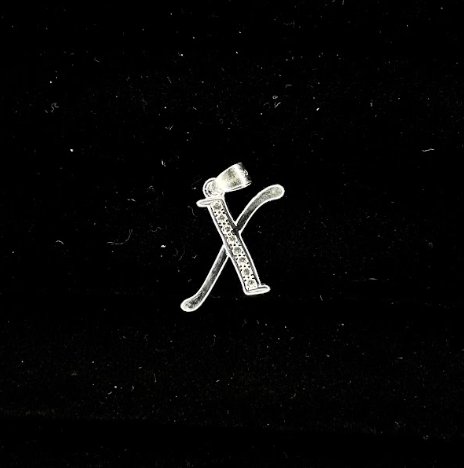 DIJE LETRA "X" GRANDE 