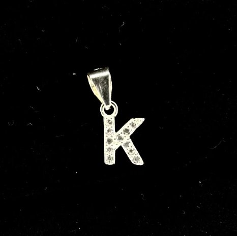 DIJE LETRA "K" PEQUEÑA 