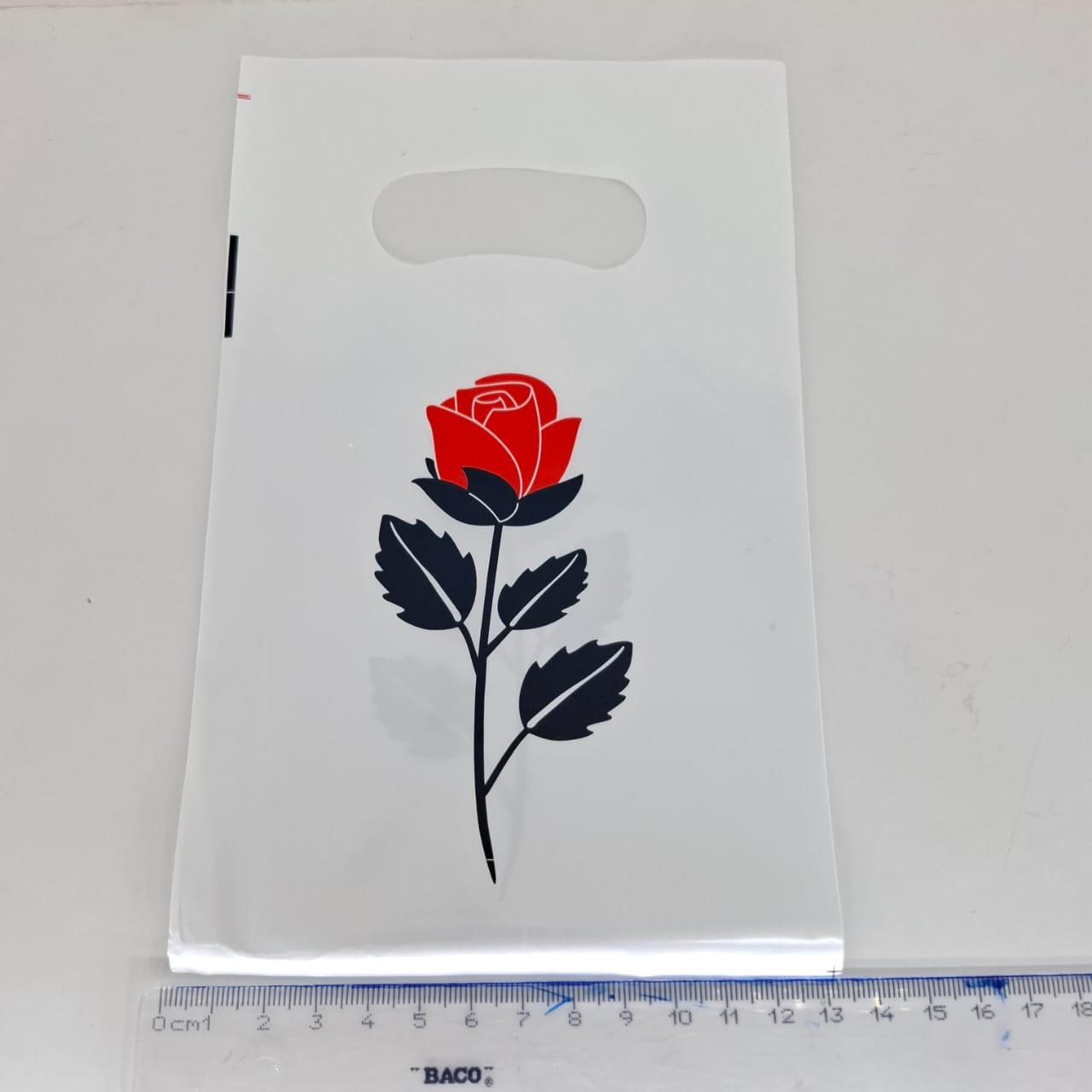 BOLSA EMPAQUE POLIPAPEL ROSA 13X20CM