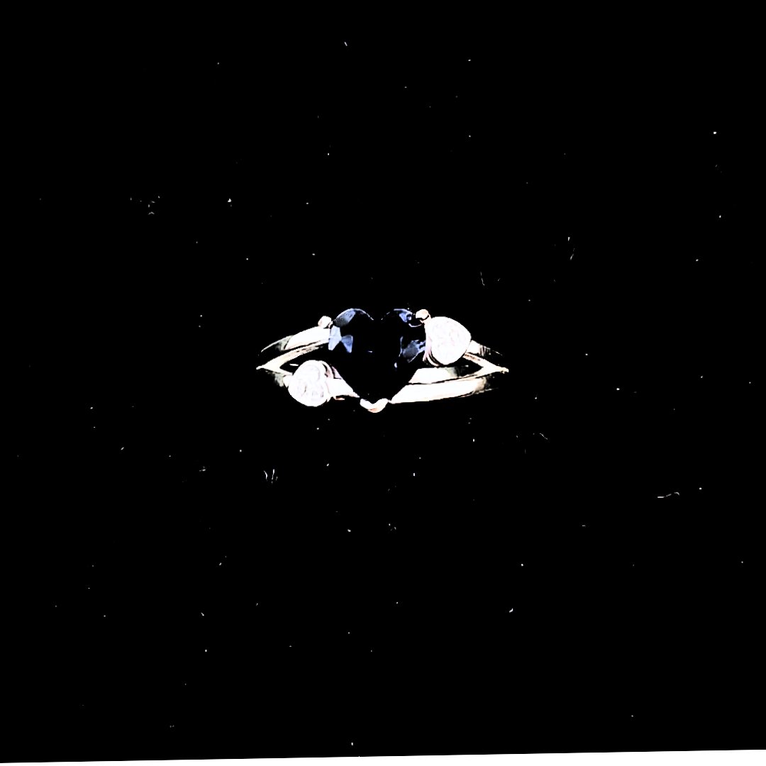 ANILLO ESTILO CORAZON AZUL 