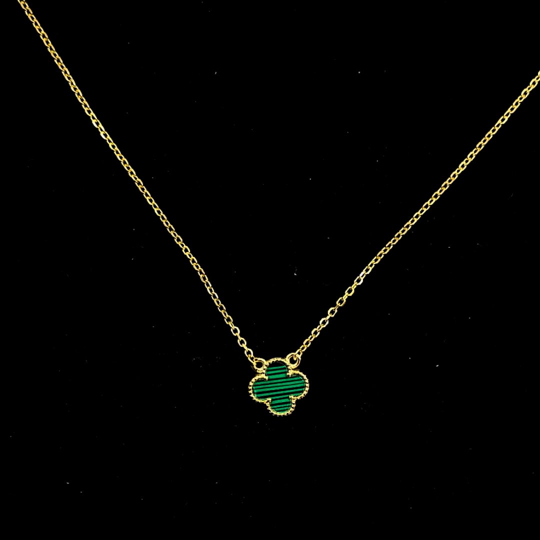 GARGANTILLA TREBOL VERDE 