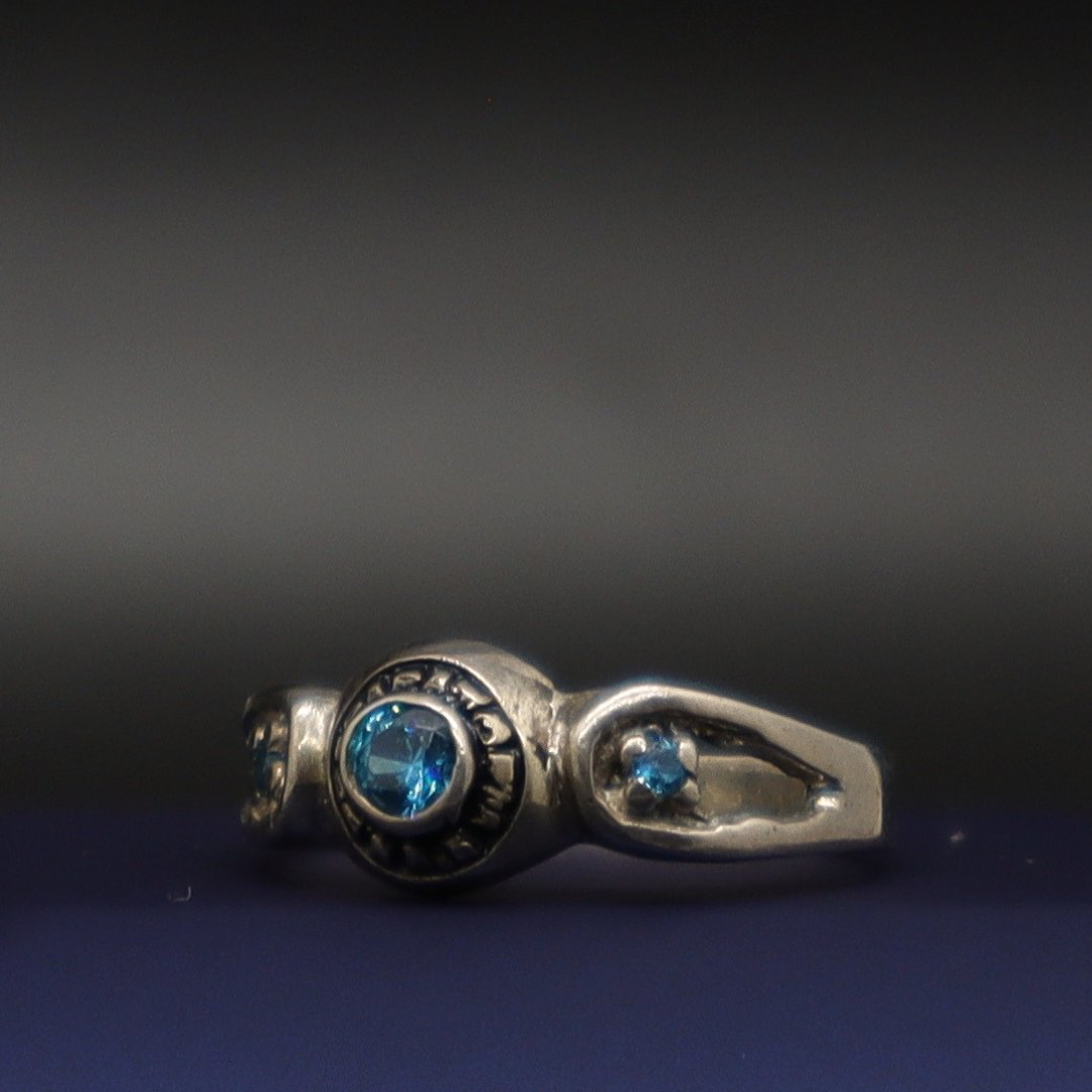 ANILLO PREPA CELESTE 