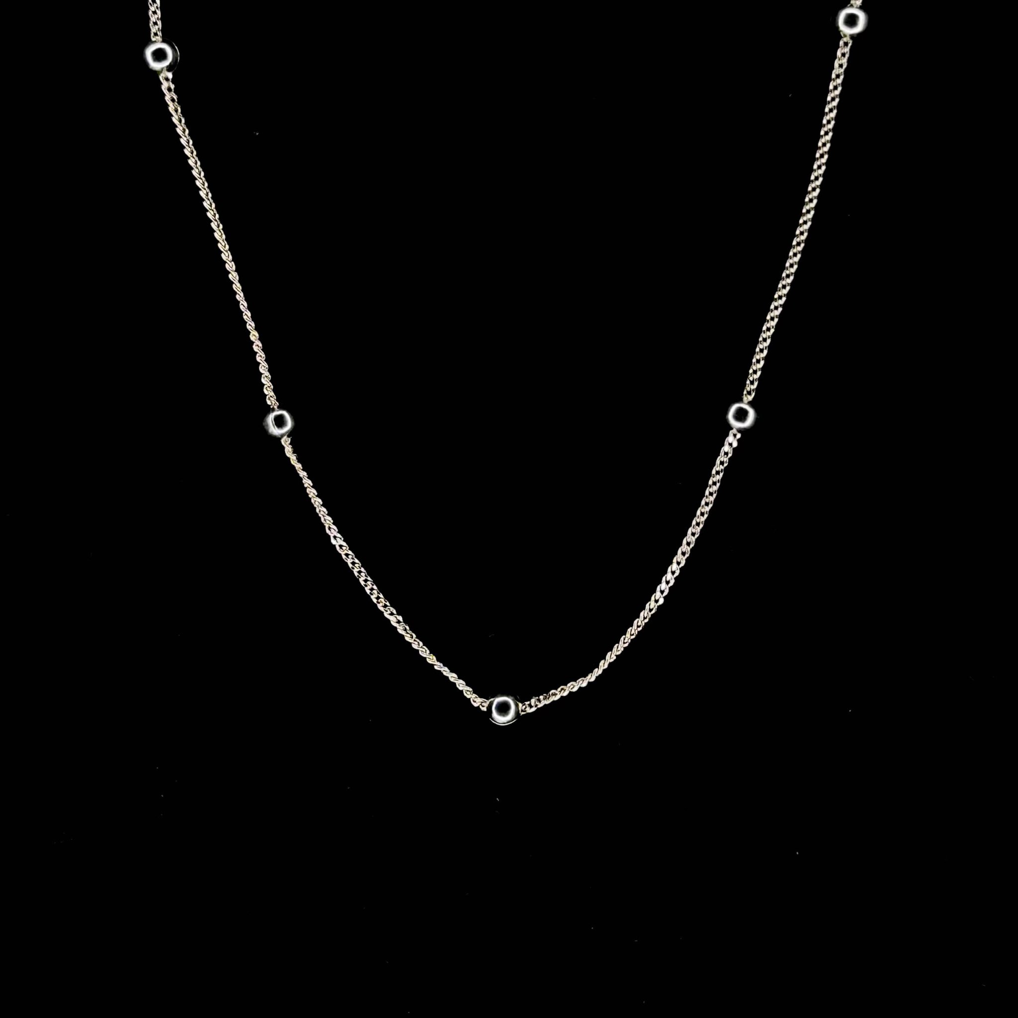 CADENA CON BOLITAS