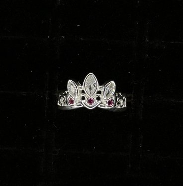 ANILLO AJUSTABLE ESTILO CORONITA DE RAPUNZEL
