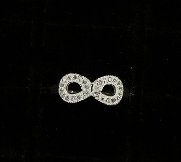 ANILLO INFINITO CON CIRCONIAS
