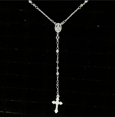 ROSARIO MULTICOLOR VIRGEN MILAGROSA 4MM